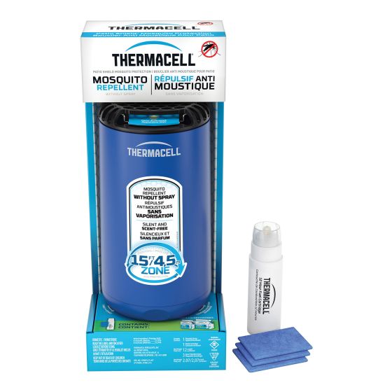 Thermacell - Répulsif pour patio Bouclier anti-moustiques Bleu Royal