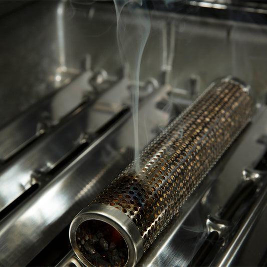 Grillpro - Tube à granules avec brosse