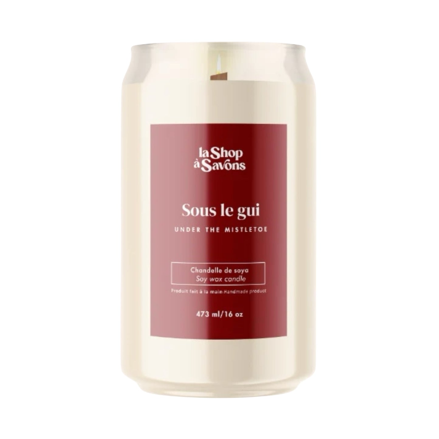 La Shop à Savons - Chandelle de soya Sous le Gui