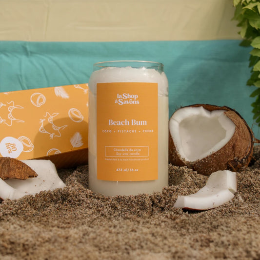 La Shop à Savons - Chandelle de soya Beach Bum