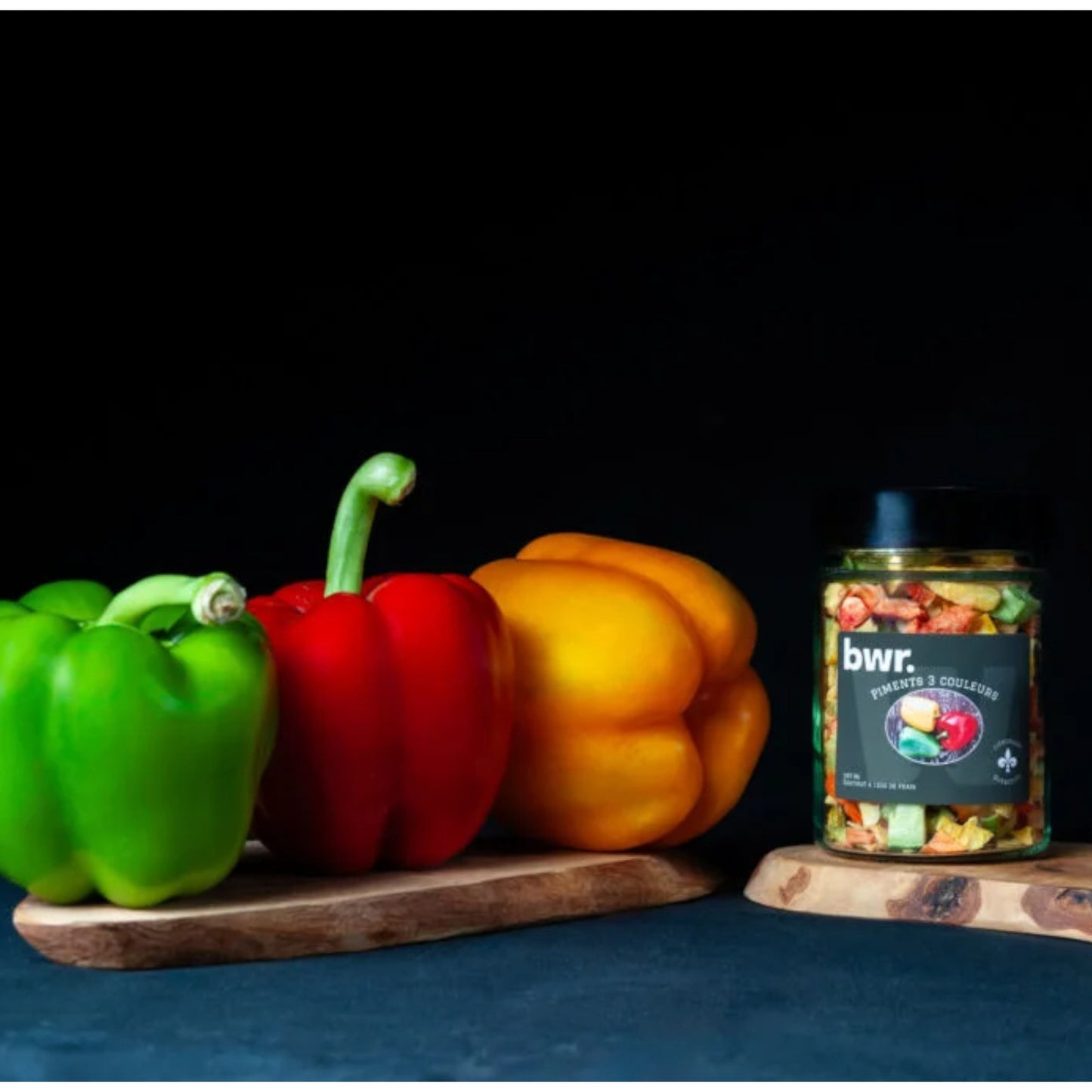 BWR - Piments 3 couleurs lyophilisés grand