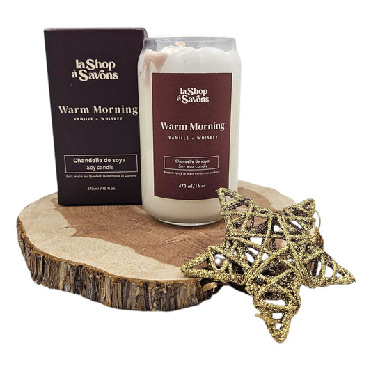 La Shop à Savons - Chandelle de soya Warm Morning