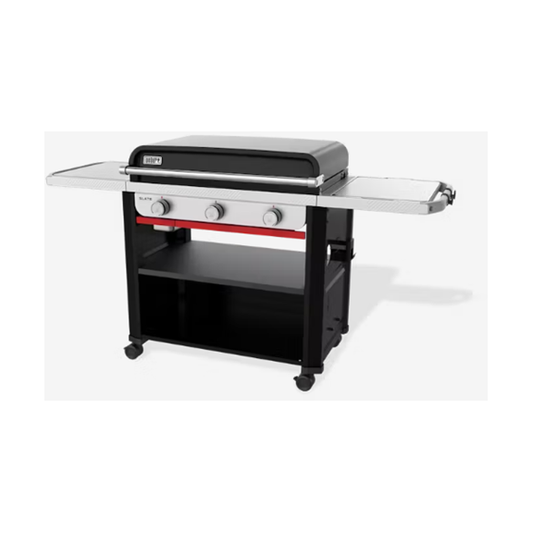 Weber- Gril plancha 30 po Noir (chariot ouvert)