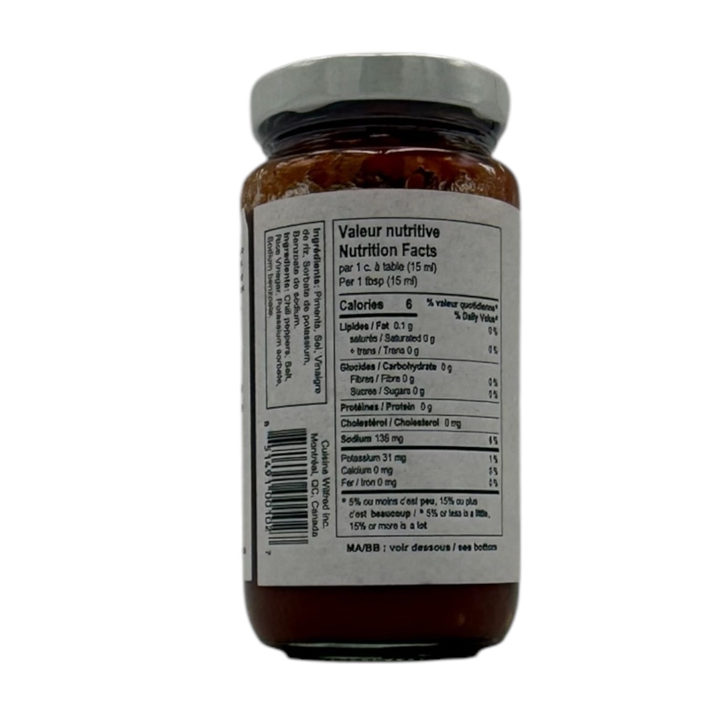 Wilfred - Pâte de piments - Sambal Oelek