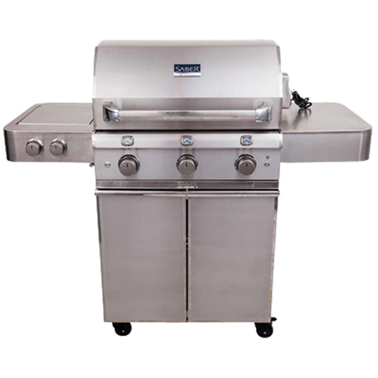 BBQ Saber Élite 3 brûleurs — Kit complet 16 pièces