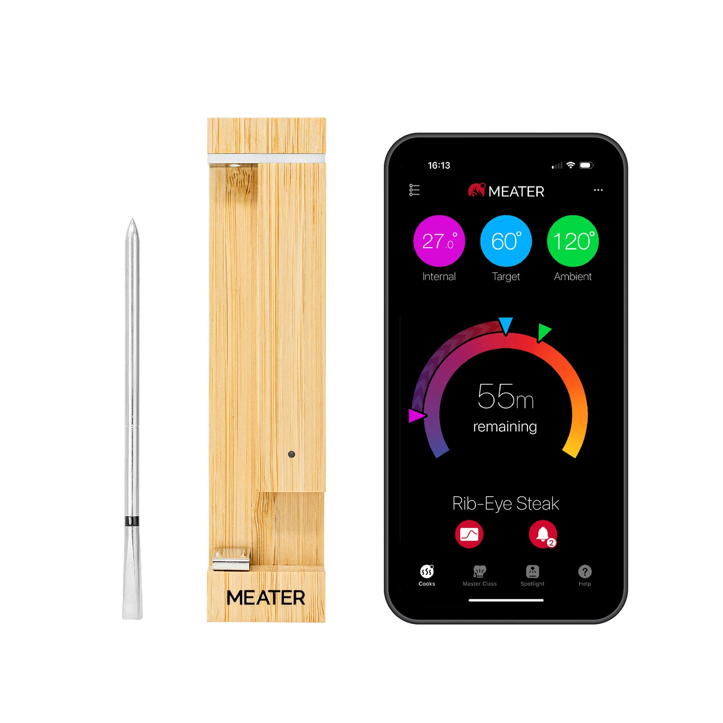 Traeger - Thermomètre à viande sans fil Meater Pro