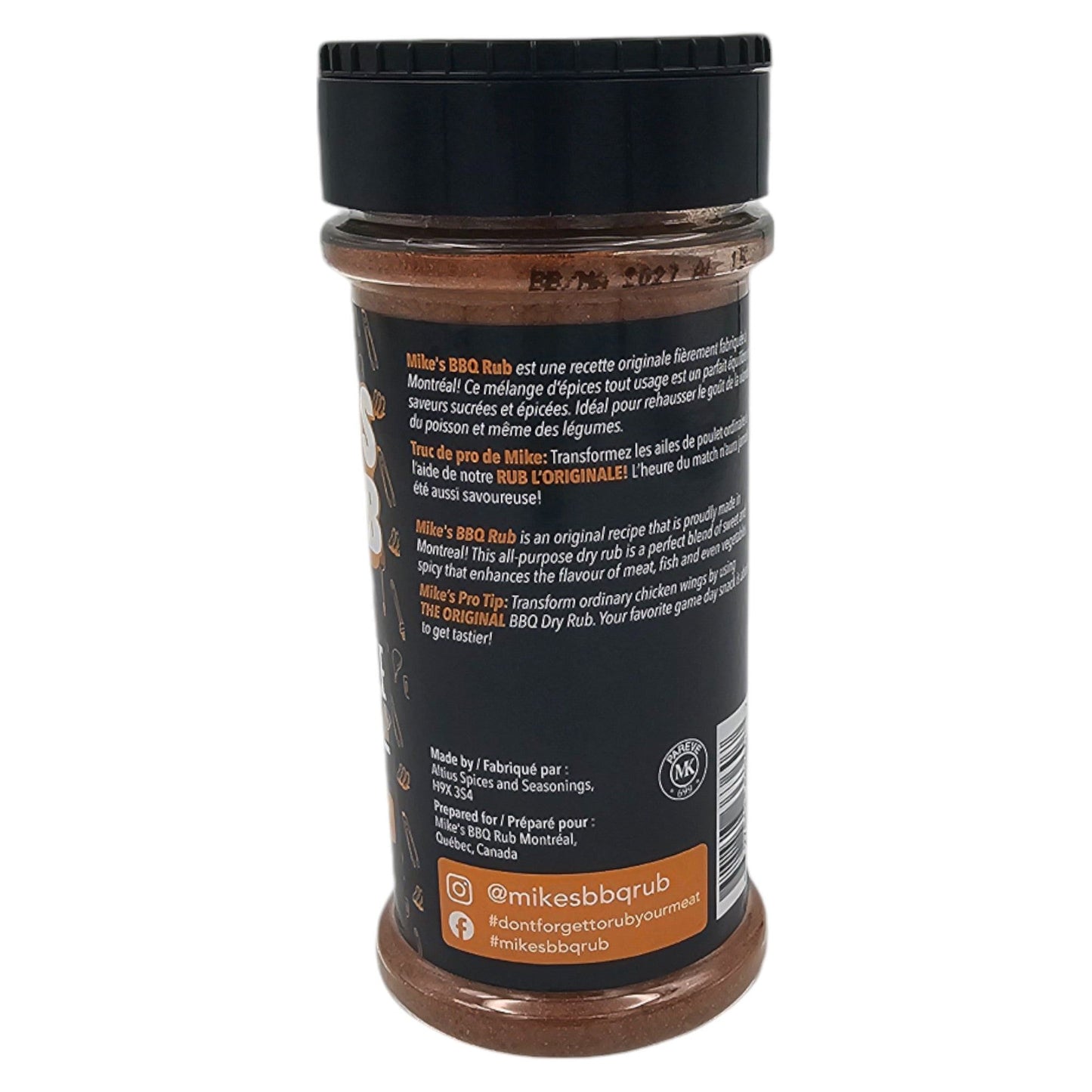 Mike's BBQ Rub - Épices BBQ l'originale