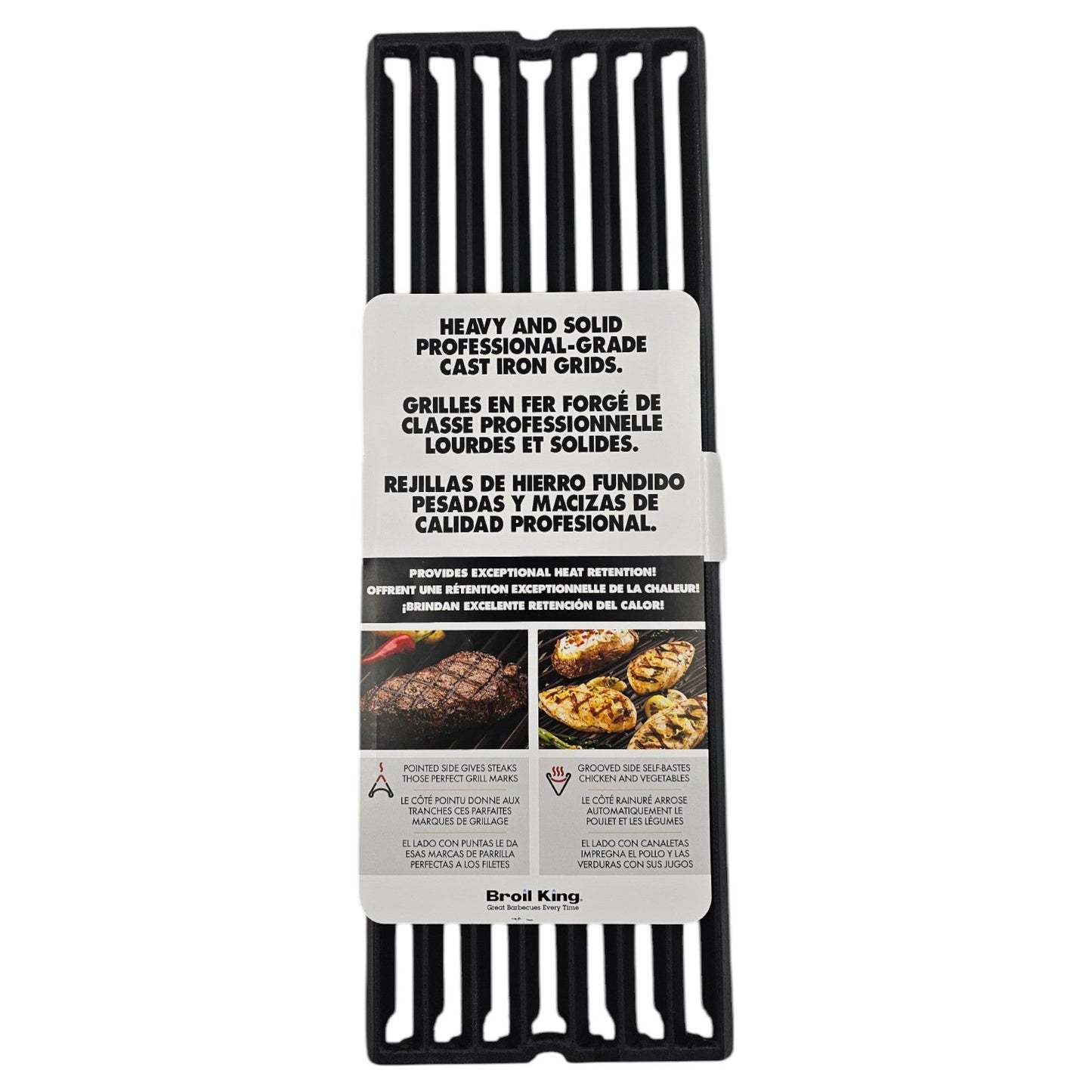 Broil King - Grille de cuisson en fonte Crown cast iron