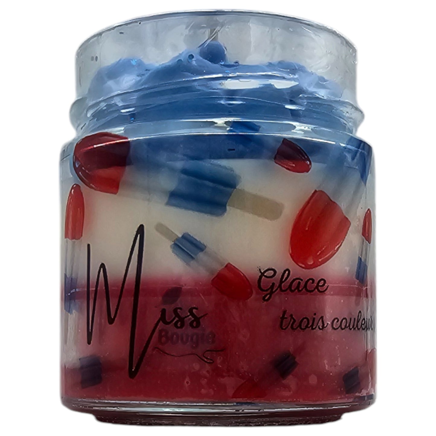 Miss Bougie - Bougie Glace Trois Couleurs