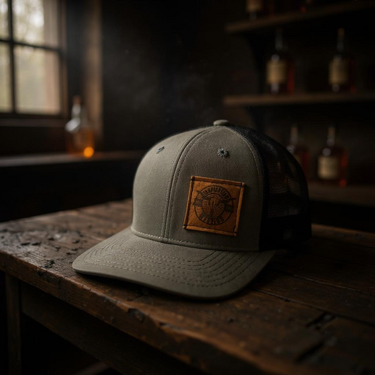 Inspiration Western - Casquette Inspiration Western Kaki avec filet noir à l'arrière