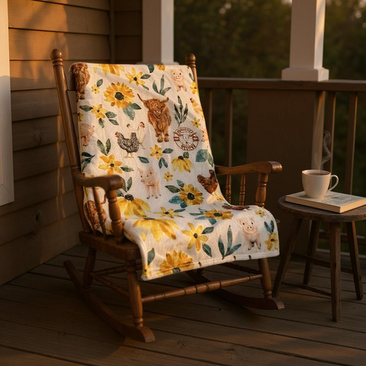 Inspiration Western – Couverture Inspiration Western – Modèle Ferme & Tournesol