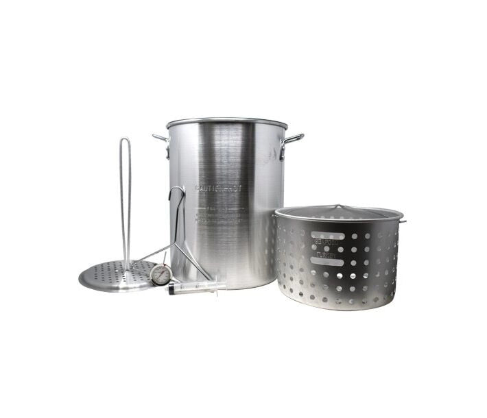 Omcan - Ensemble de friture pour dinde et poisson, 30 et 10 pintes