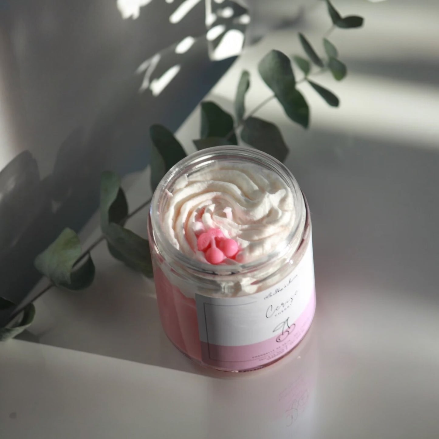 La Shop à Savons - Chandelle de soya Cerise