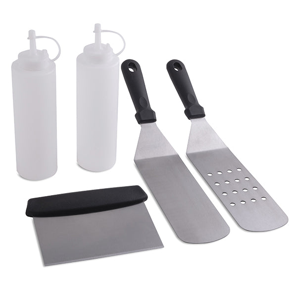 Grillpro - Ensemble de plaque de cuisson à dessus Plat