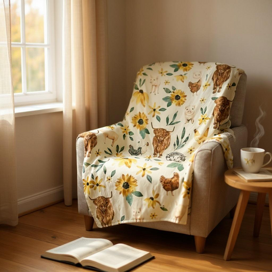 Inspiration Western – Couverture Inspiration Western – Modèle Ferme & Tournesol