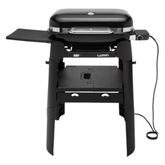 Weber - Support avec table latérale pour Gril Électrique Lumin