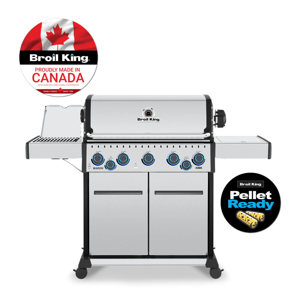 Broil King - Barbecue Baron S 590 Pro IR et une plaque de cuisson en fonte gratuite!