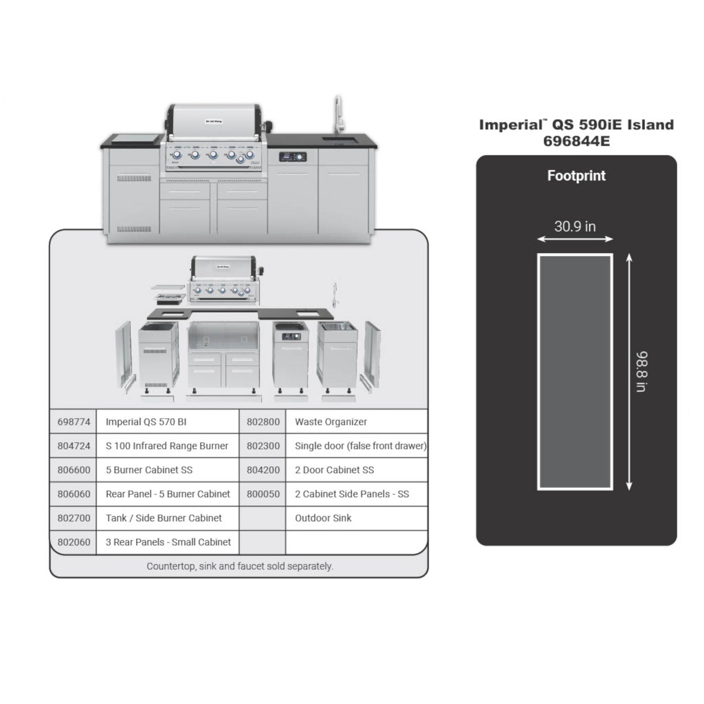 Broil King - Imperial QS 590IE au gaz naturel