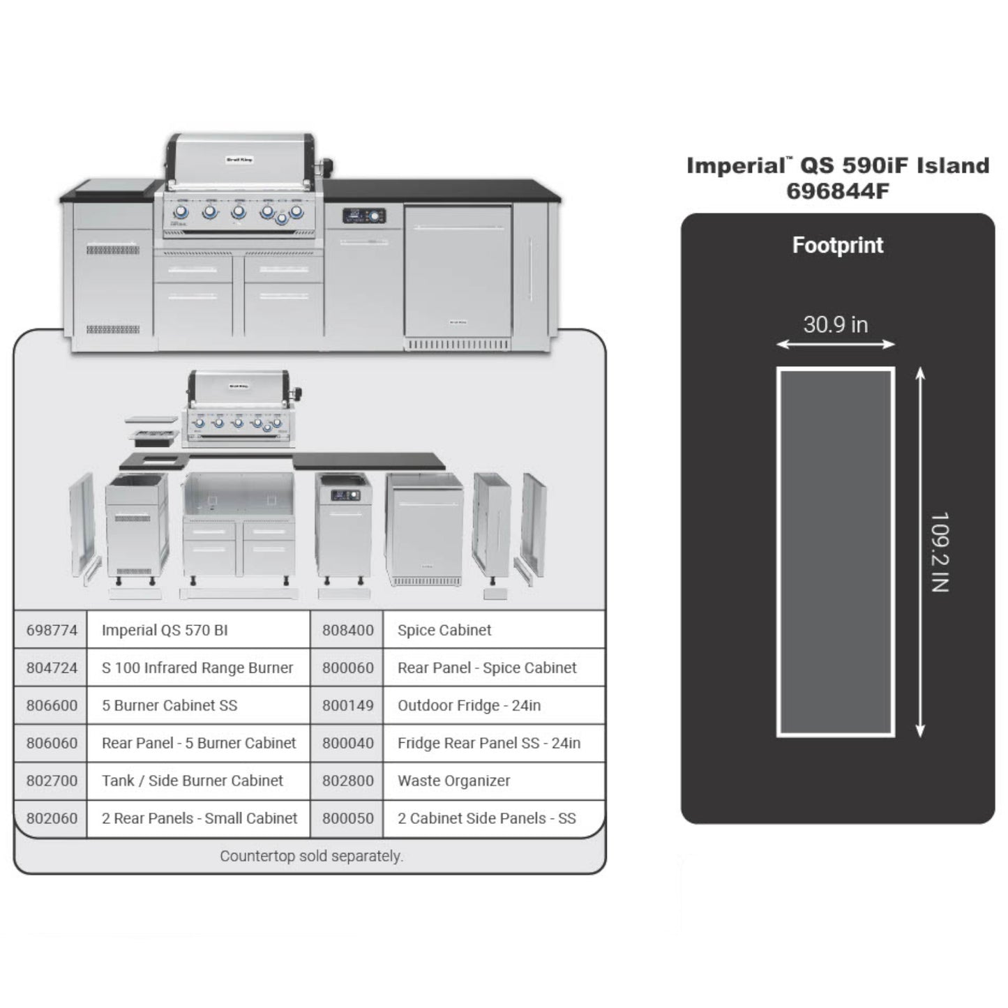 Broil King - Imperial QS 590IF au propane