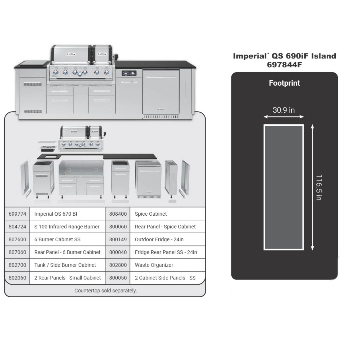 Broil King - Imperial QS 690IF au propane