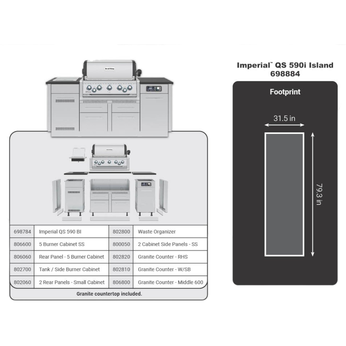 Broil King - Imperial QS 590I au propane