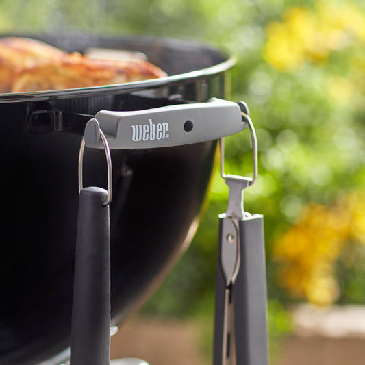 Weber - Poignée avec crochets porte-accessoires