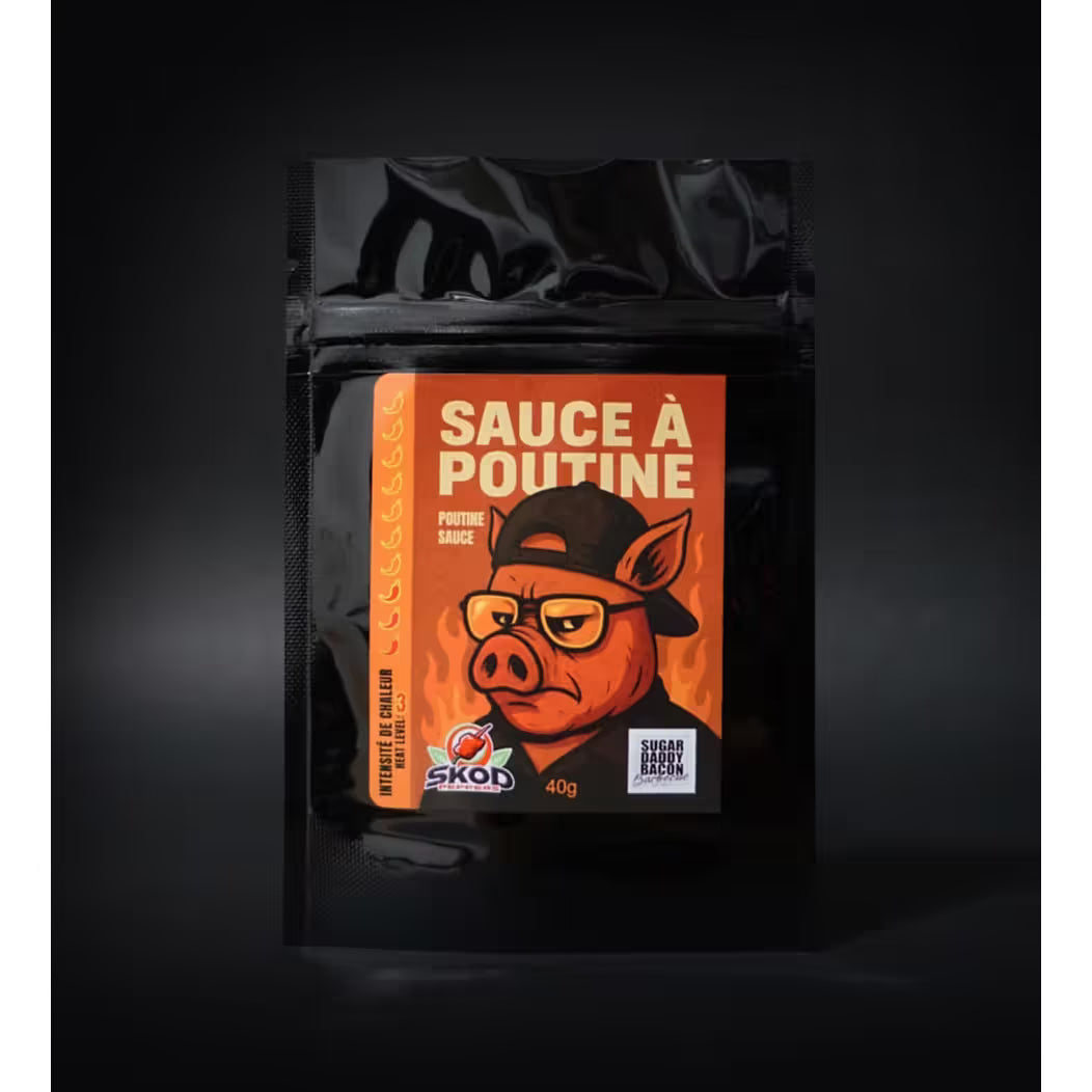 Sugar Daddy Bacon BBQ/SKOD PEPPERS - Sauce à poutine 3/10