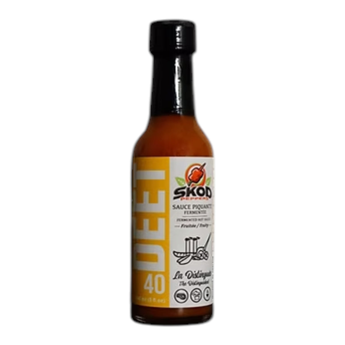 SKOD Peppers - Sauce piquante DËËT 40 La Distinguée 148 ml