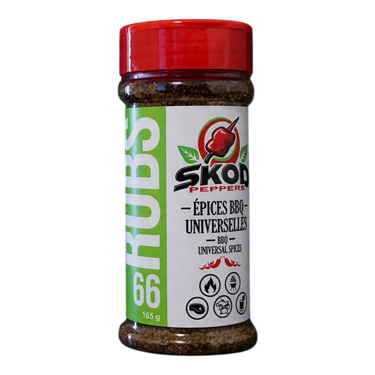 SKOD Peppers - Épices BBQ universelles RUBS 66 165 g