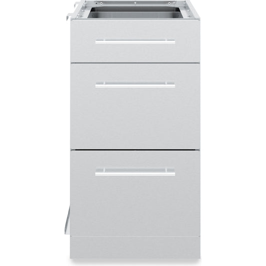 Broil King - Cabinet en acier inoxydable 3 tiroirs