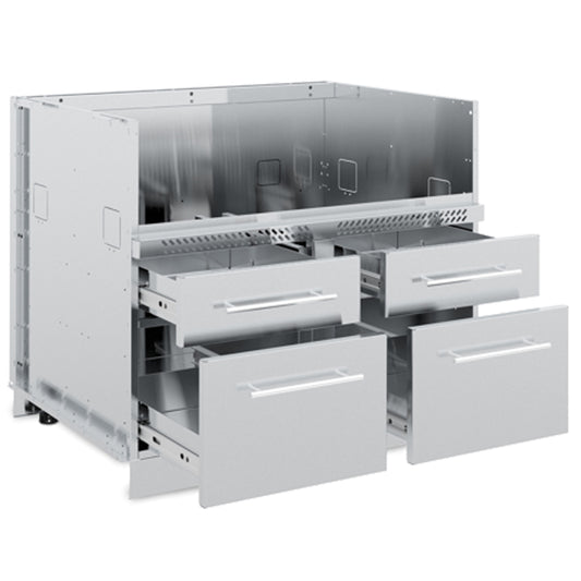 Broil King - Cabinet en acier inoxydable pour barbecue au propane 5 brûleurs