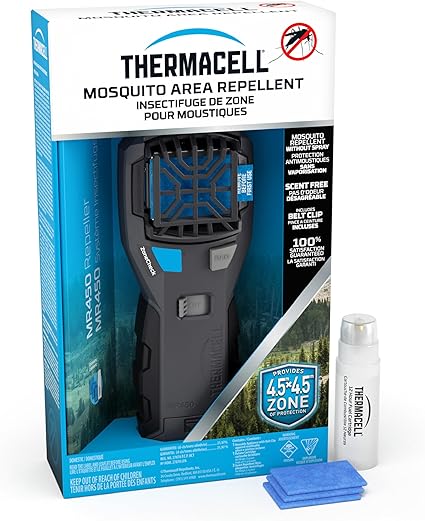 Thermacell - MR450 Chasse-moustiques portatif Adventure Charbon