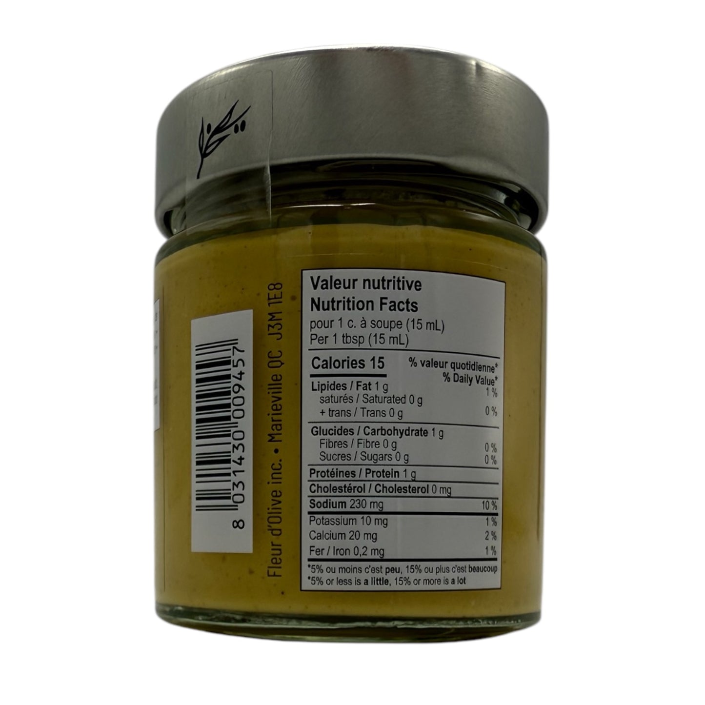 Fleur D'Olive - Moutarde Cognac