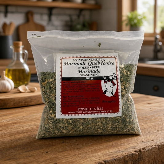Poivre des Îles - Assaisonnement à marinade québécoise bœuf 200 g