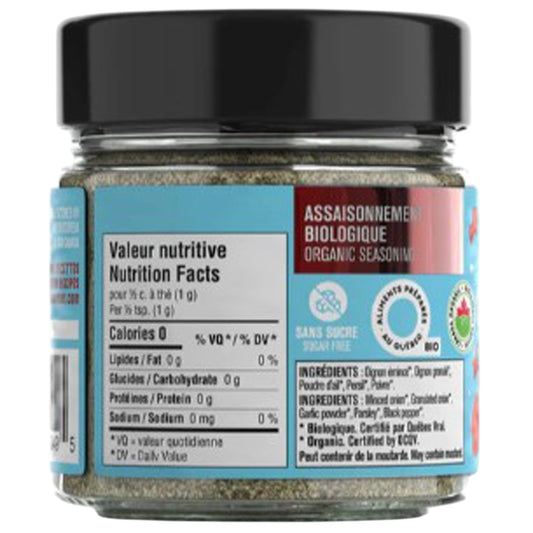 Les Savoureux assaisonnements - Assaisonnement biologique - Oignon rôti