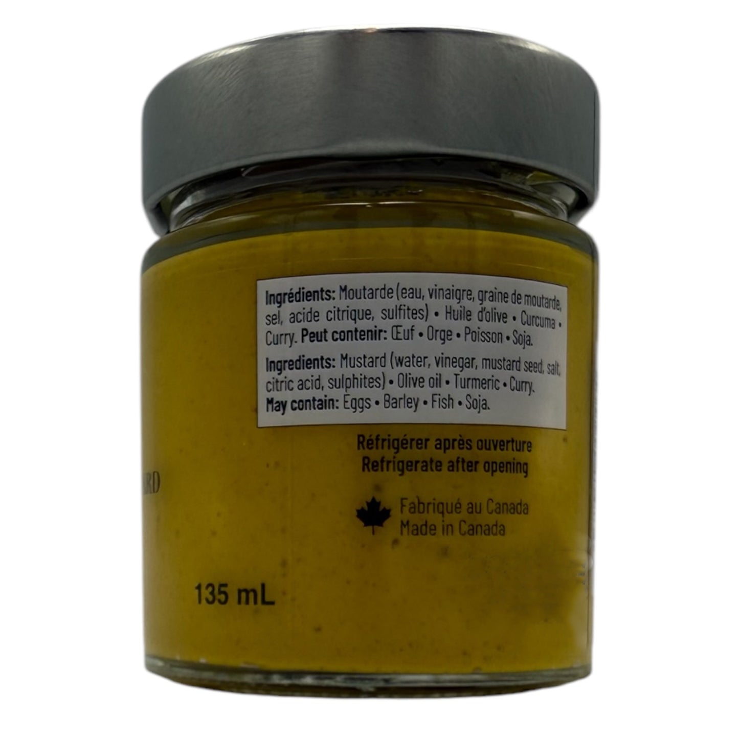 Fleur D'Olive - Moutarde Curry Curcuma