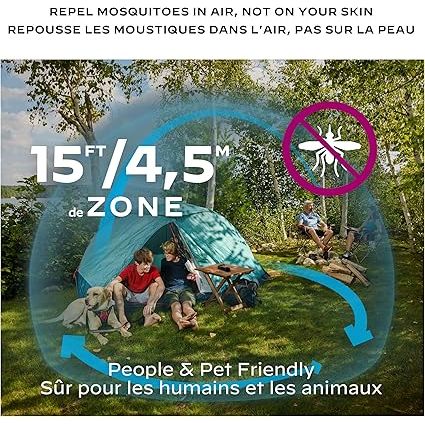 Thermacell - MR450 Chasse-moustiques portatif Adventure Charbon