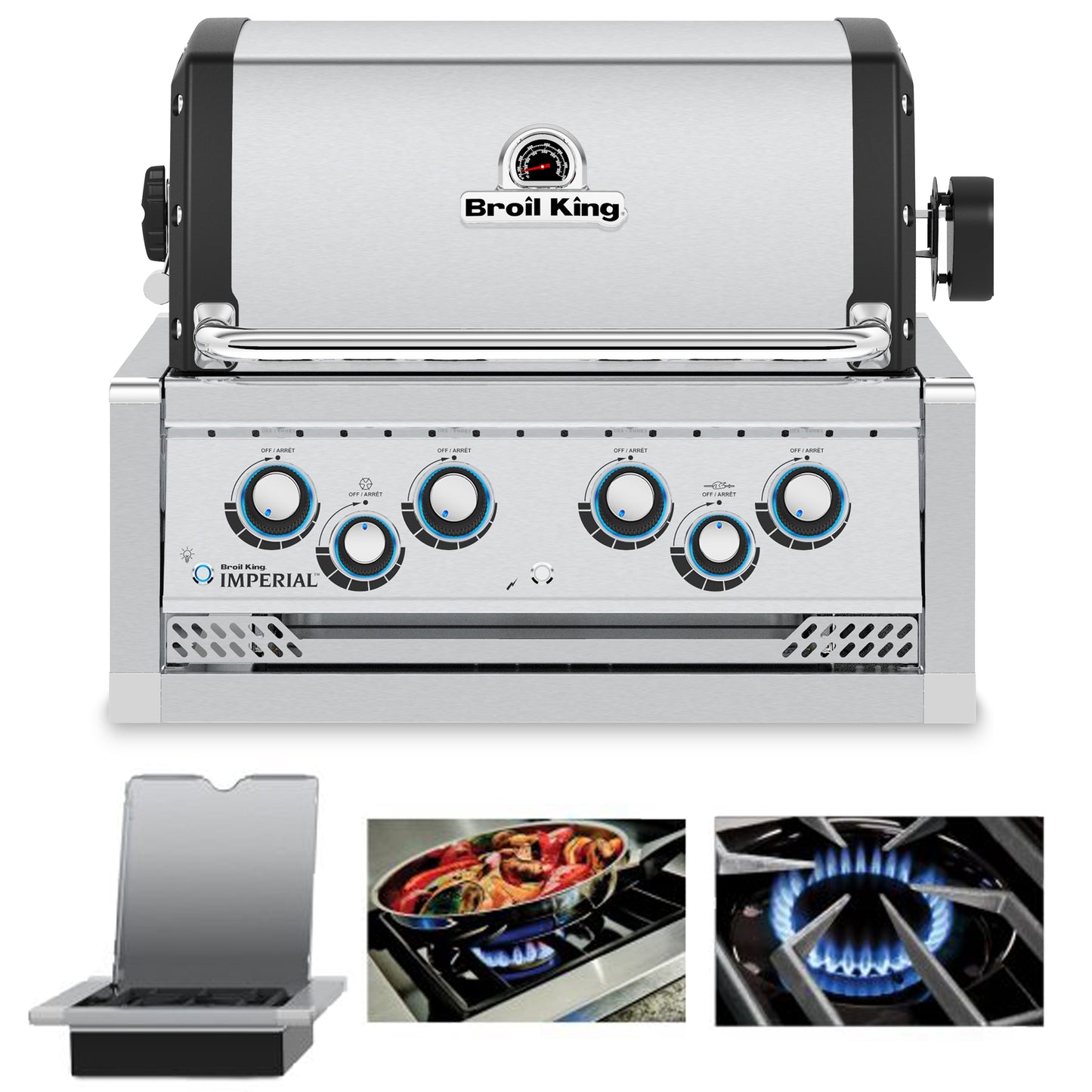 Broil King - Barbecue au propane encastré Imperial S 490 Built-in