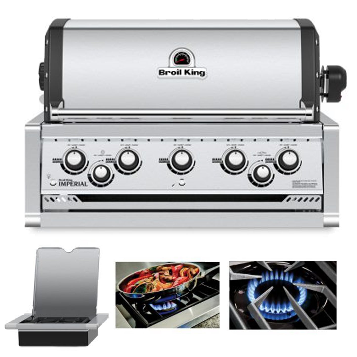 Broil King - Barbecue au propane encastré Imperial S 590 Built-in