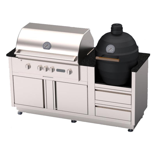 Cuinox - Module ALESIA 72 BBQ- COMBO - DROIT