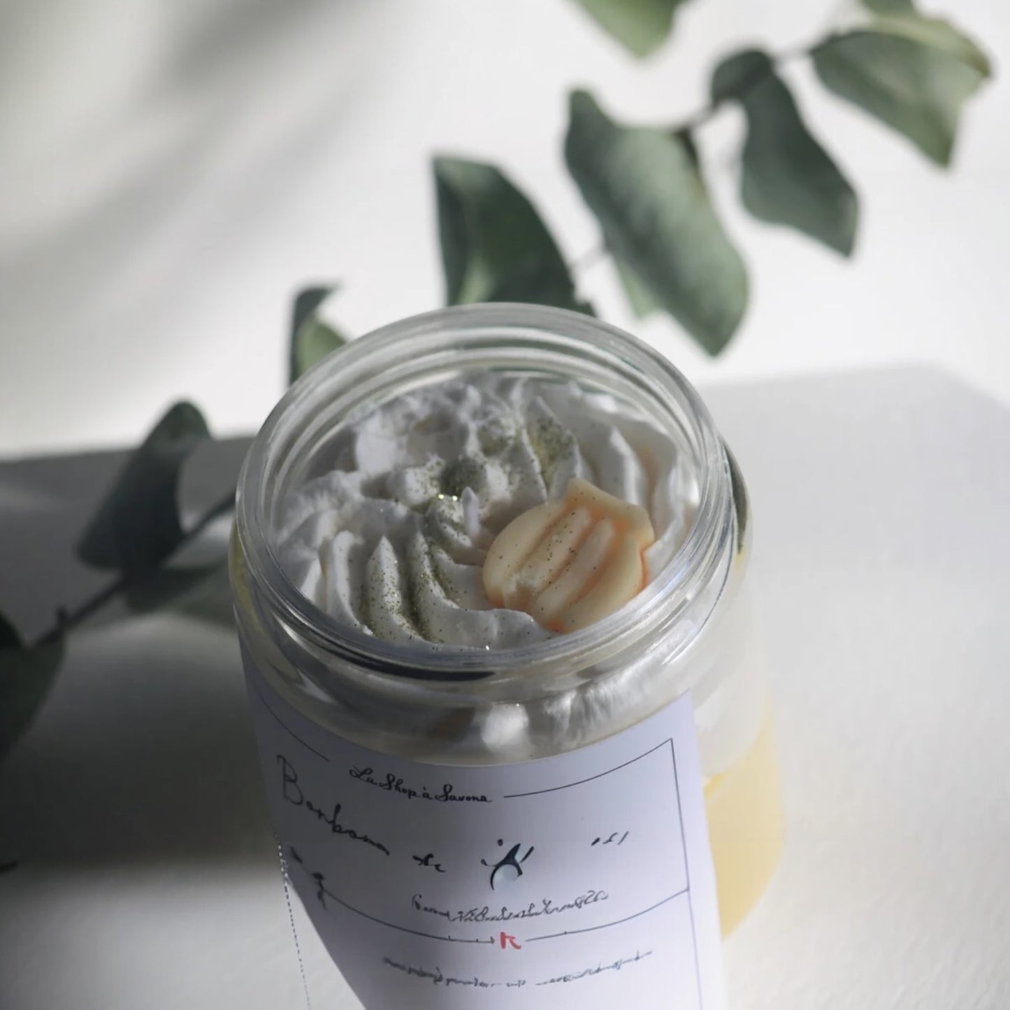 La Shop à Savons - Chandelle de soya Bonbon Banane