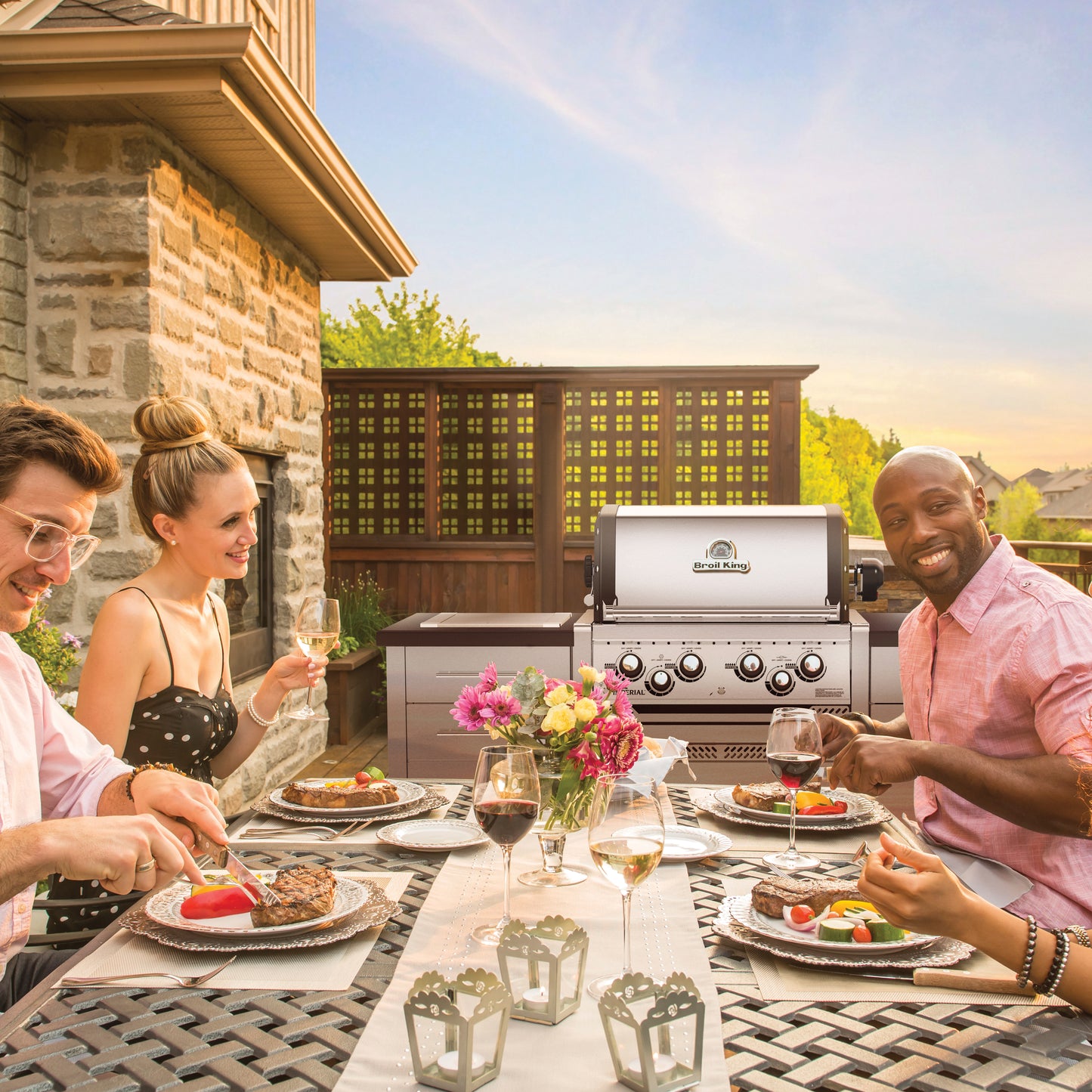 Broil King - Barbecue au propane encastré Imperial S 490 Built-in