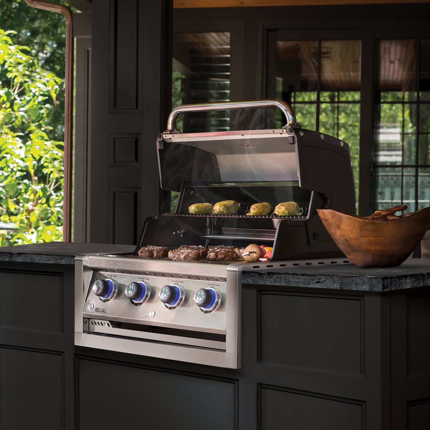 Broil King - Barbecue au propane encastré Regal S 420 Built-in