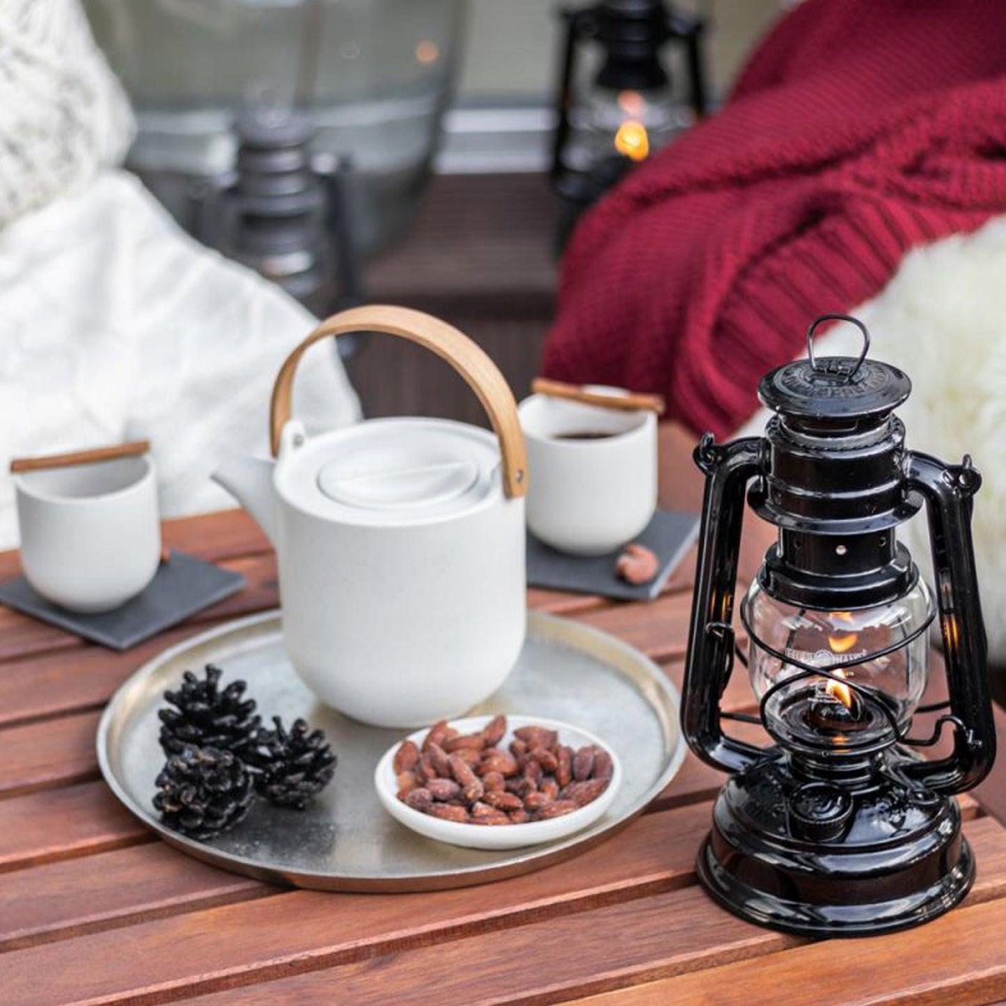 Petromax - Lampe à l'huile Feuerhand - Noir Foncé