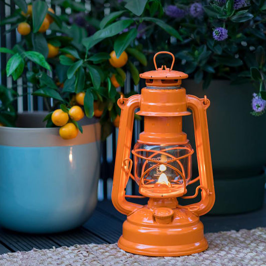 Petromax - Lampe à l'huile Feuerhand - Orange Pastel