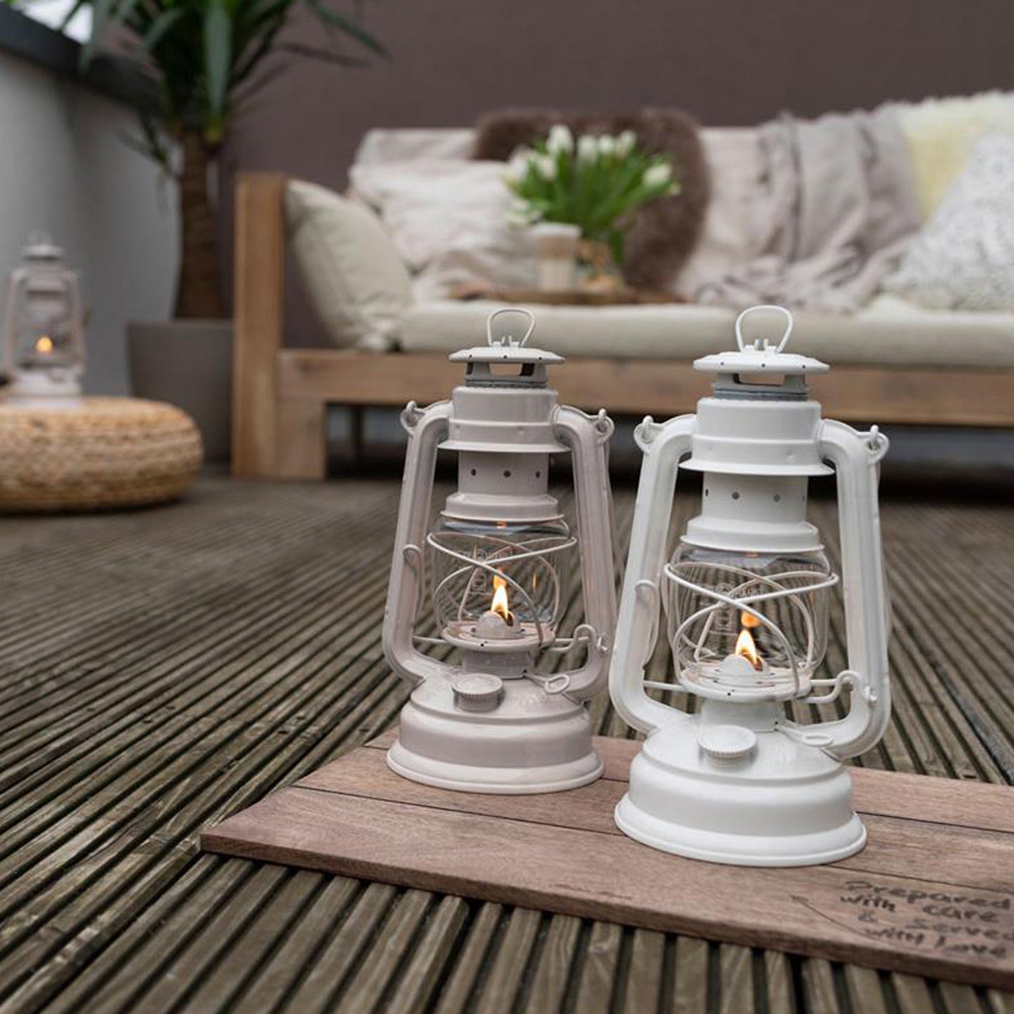 Petromax - Lampe à l'huile Feuerhand - Blanc Pur