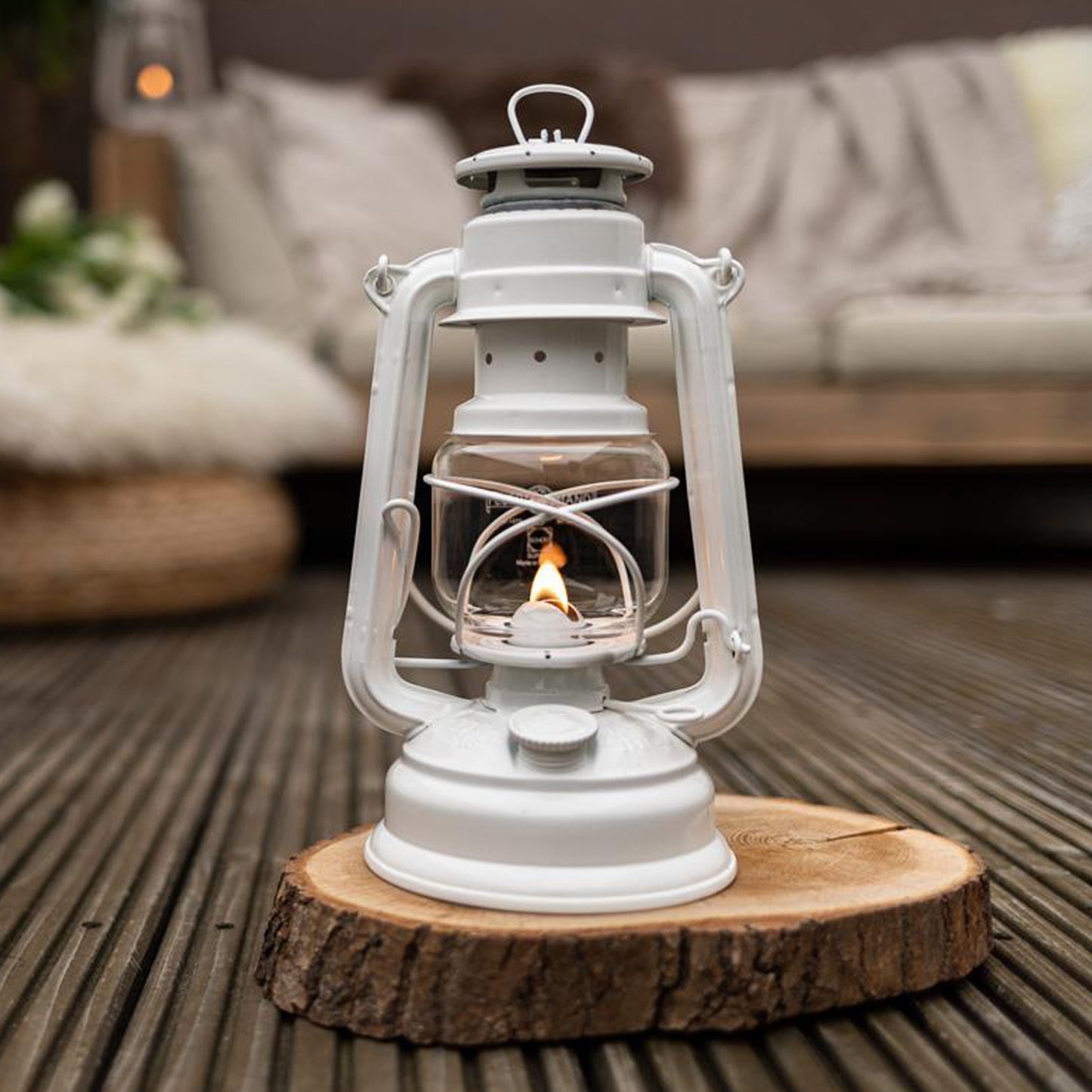 Petromax - Lampe à l'huile Feuerhand - Blanc Pur