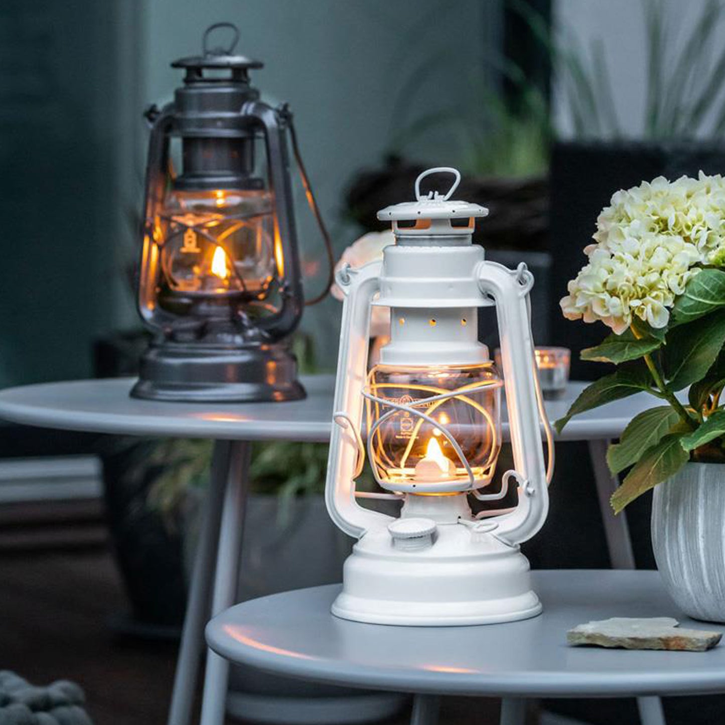 Petromax - Lampe à l'huile Feuerhand - Blanc Pur