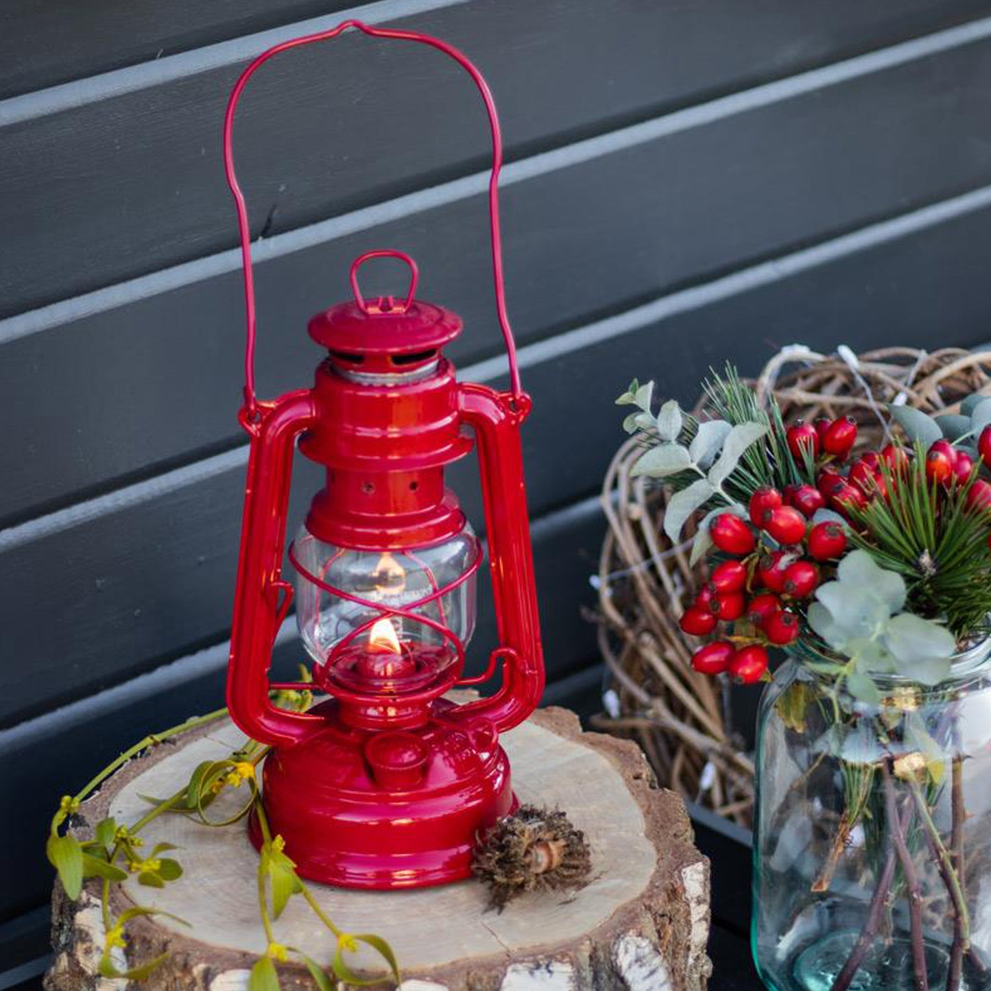 Petromax - Lampe à l'huile Feuerhand - Rouge Rubis