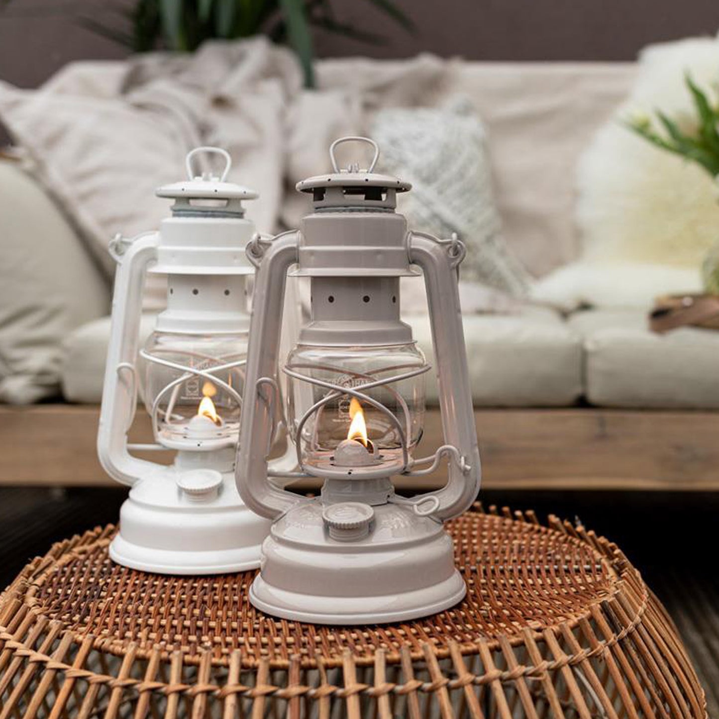 Petromax - Lampe à l'huile Feuerhand - Soft Beige